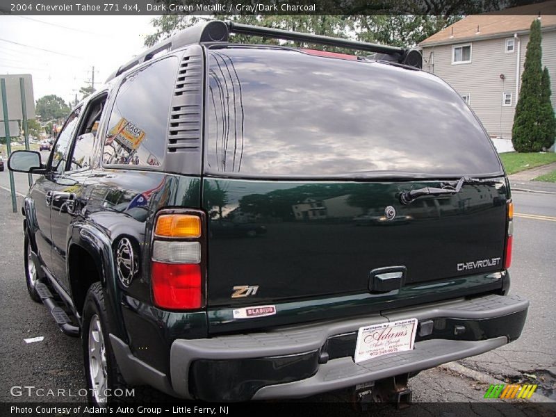 Dark Green Metallic / Gray/Dark Charcoal 2004 Chevrolet Tahoe Z71 4x4