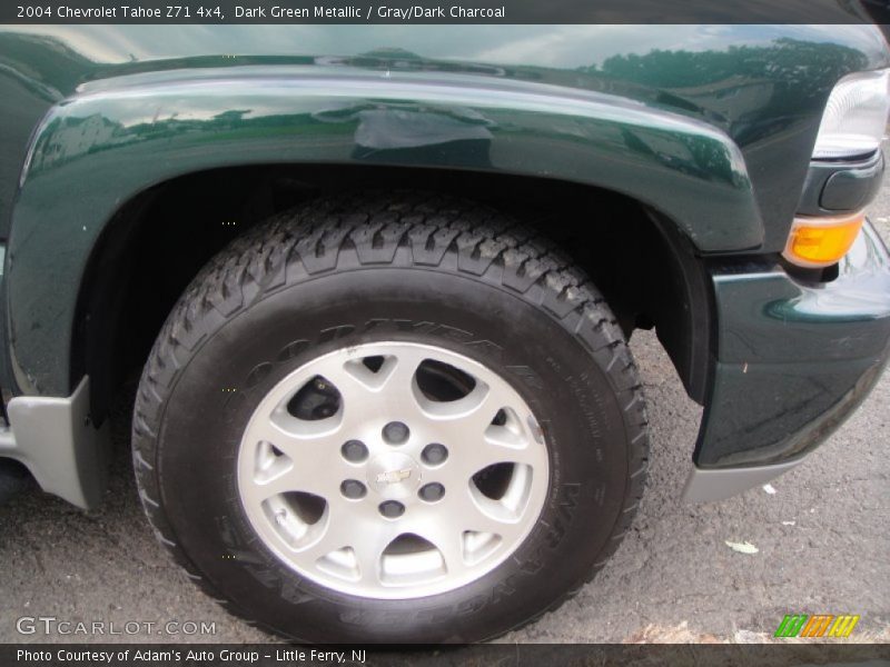 Dark Green Metallic / Gray/Dark Charcoal 2004 Chevrolet Tahoe Z71 4x4