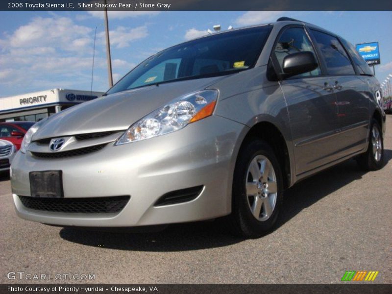 Silver Shadow Pearl / Stone Gray 2006 Toyota Sienna LE