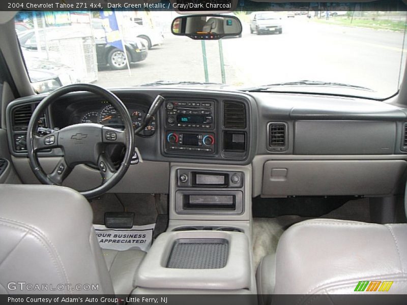 Dark Green Metallic / Gray/Dark Charcoal 2004 Chevrolet Tahoe Z71 4x4