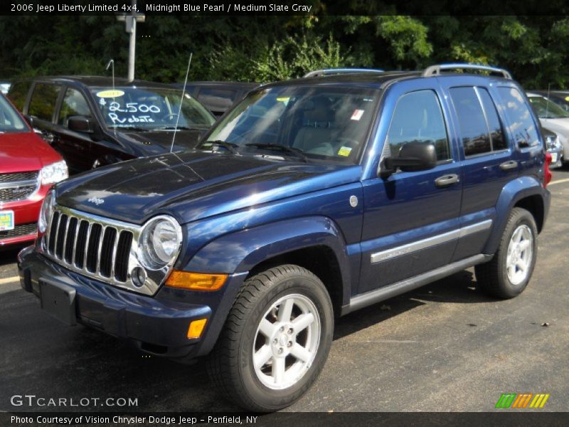 Midnight Blue Pearl / Medium Slate Gray 2006 Jeep Liberty Limited 4x4