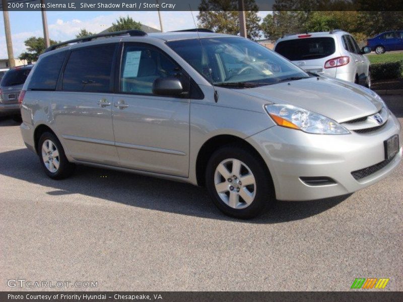 Silver Shadow Pearl / Stone Gray 2006 Toyota Sienna LE