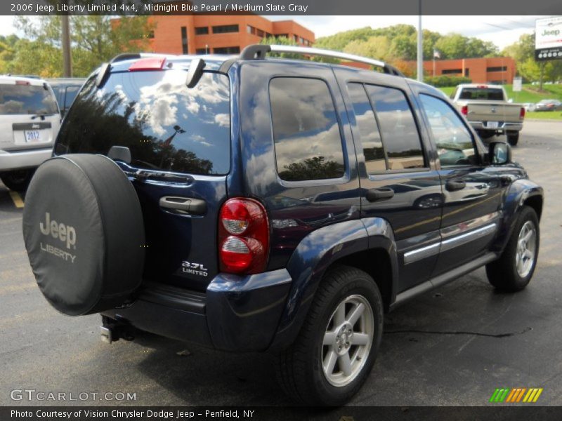 Midnight Blue Pearl / Medium Slate Gray 2006 Jeep Liberty Limited 4x4