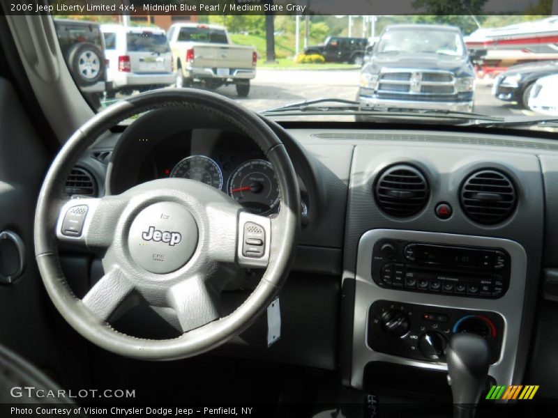 Midnight Blue Pearl / Medium Slate Gray 2006 Jeep Liberty Limited 4x4
