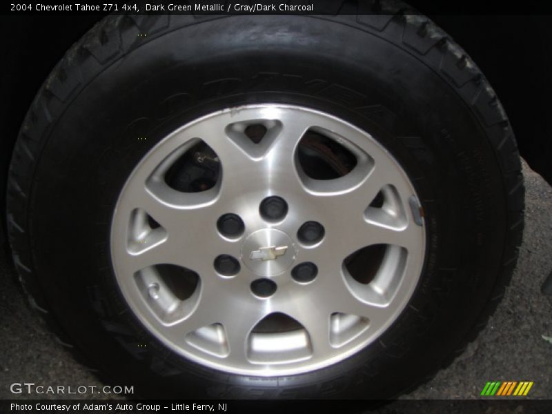 Dark Green Metallic / Gray/Dark Charcoal 2004 Chevrolet Tahoe Z71 4x4