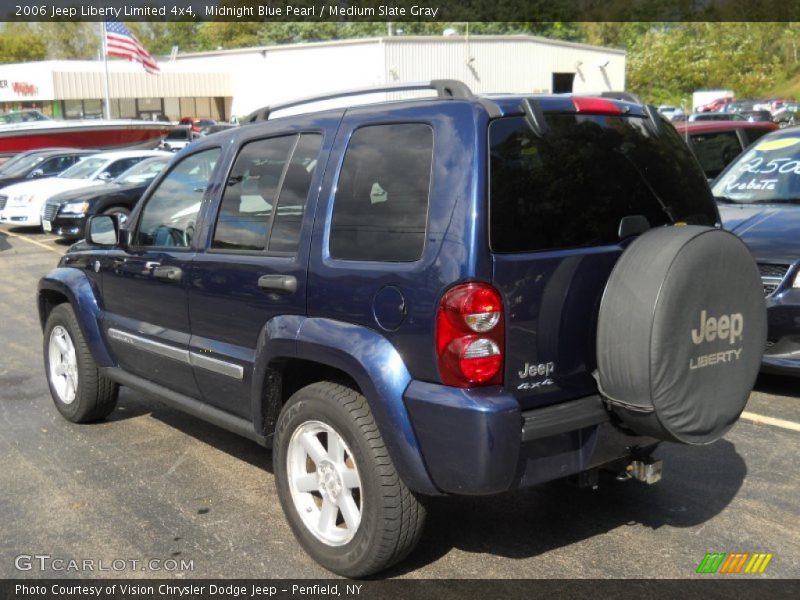 Midnight Blue Pearl / Medium Slate Gray 2006 Jeep Liberty Limited 4x4