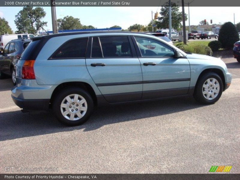 Clearwater Blue Pearlcoat / Pastel Slate Gray 2008 Chrysler Pacifica LX