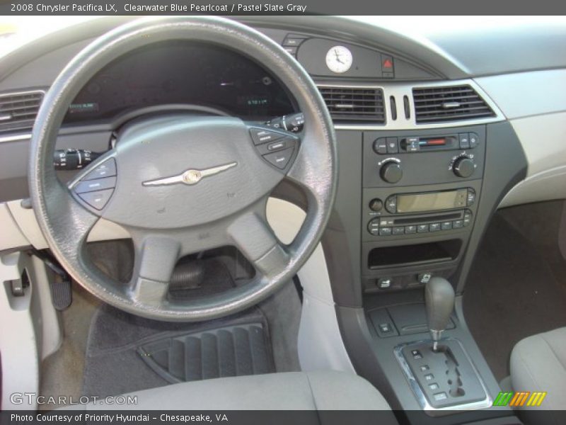 Clearwater Blue Pearlcoat / Pastel Slate Gray 2008 Chrysler Pacifica LX