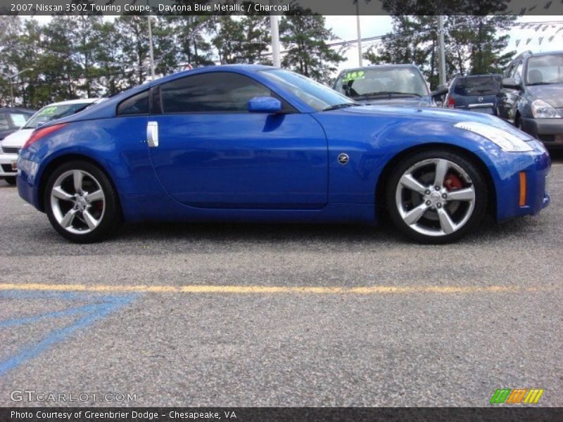 Daytona Blue Metallic / Charcoal 2007 Nissan 350Z Touring Coupe