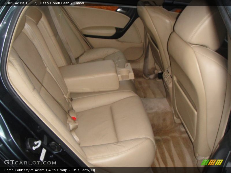 Deep Green Pearl / Camel 2005 Acura TL 3.2