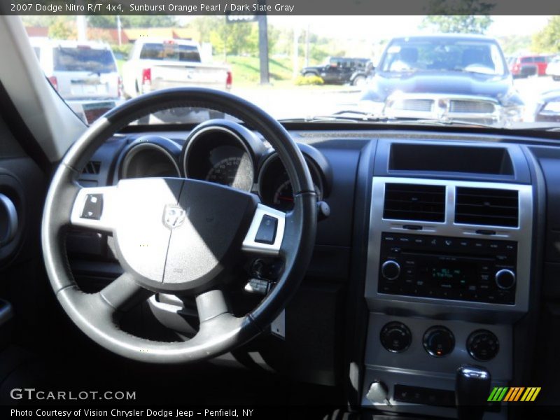 Sunburst Orange Pearl / Dark Slate Gray 2007 Dodge Nitro R/T 4x4