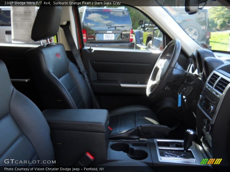 Sunburst Orange Pearl / Dark Slate Gray 2007 Dodge Nitro R/T 4x4