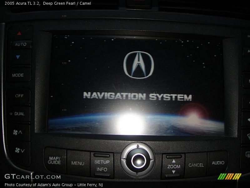 Deep Green Pearl / Camel 2005 Acura TL 3.2
