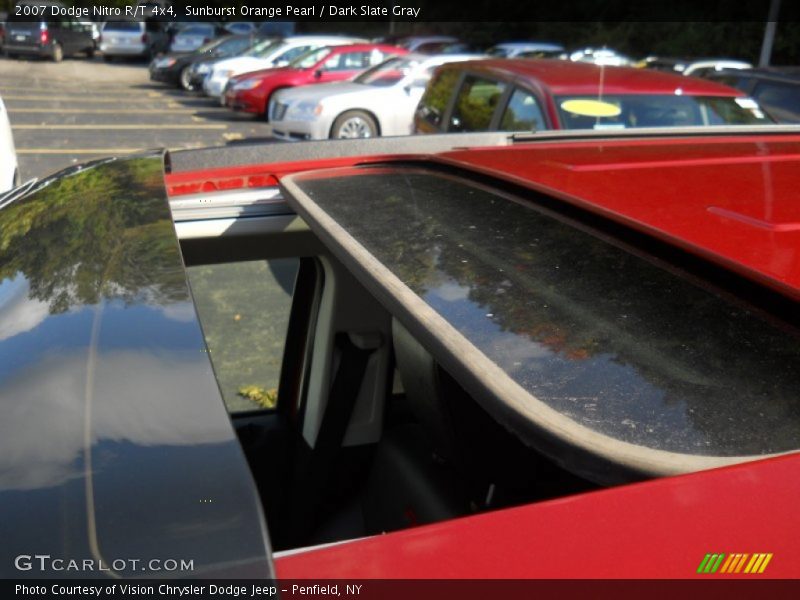 Sunburst Orange Pearl / Dark Slate Gray 2007 Dodge Nitro R/T 4x4