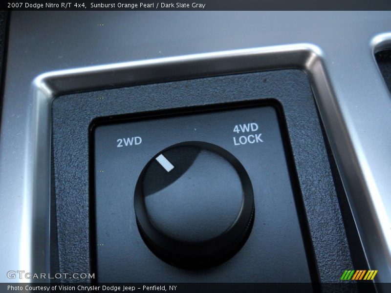Sunburst Orange Pearl / Dark Slate Gray 2007 Dodge Nitro R/T 4x4