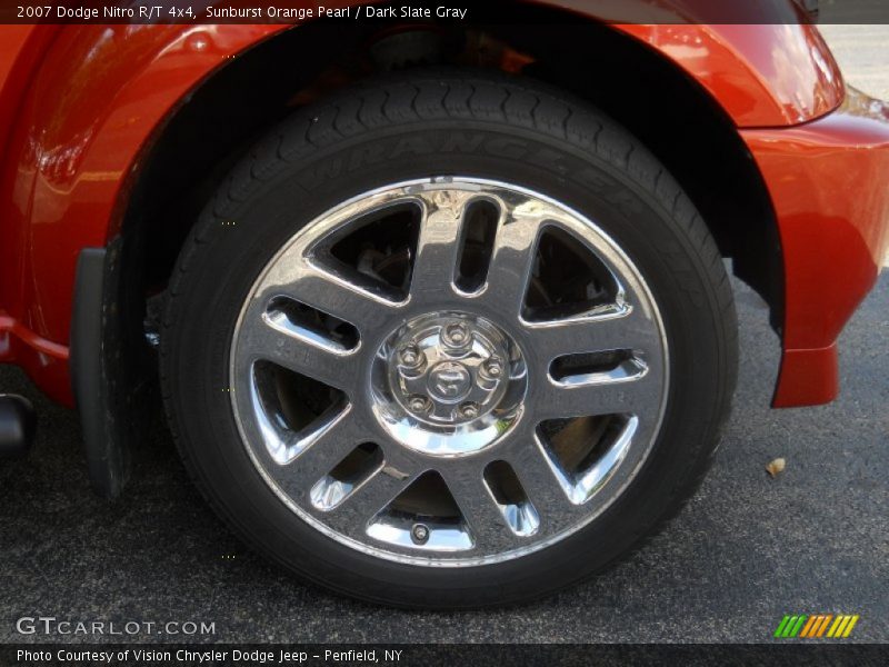 Sunburst Orange Pearl / Dark Slate Gray 2007 Dodge Nitro R/T 4x4