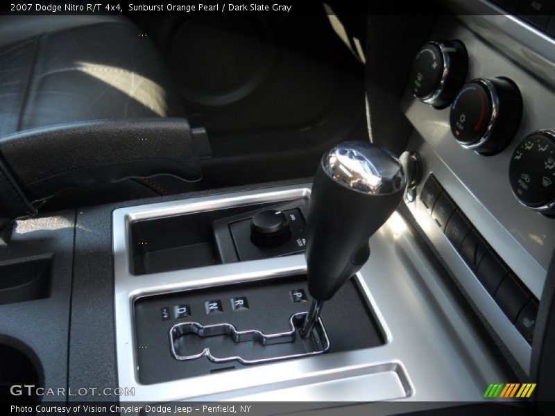 Sunburst Orange Pearl / Dark Slate Gray 2007 Dodge Nitro R/T 4x4
