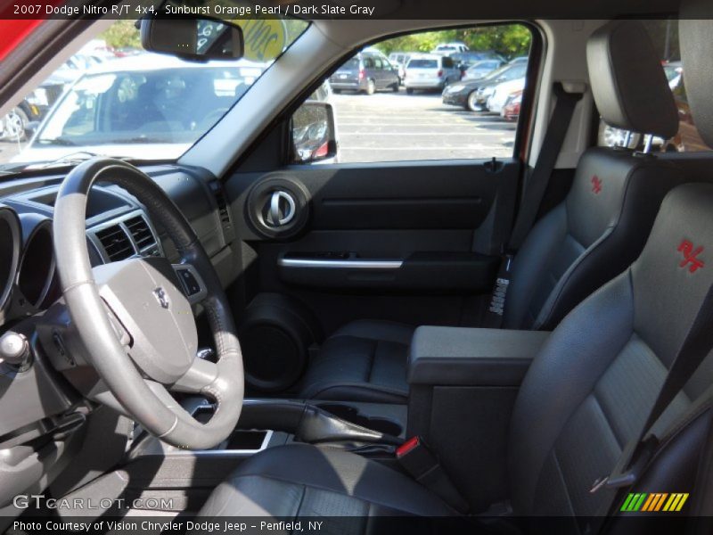 Sunburst Orange Pearl / Dark Slate Gray 2007 Dodge Nitro R/T 4x4