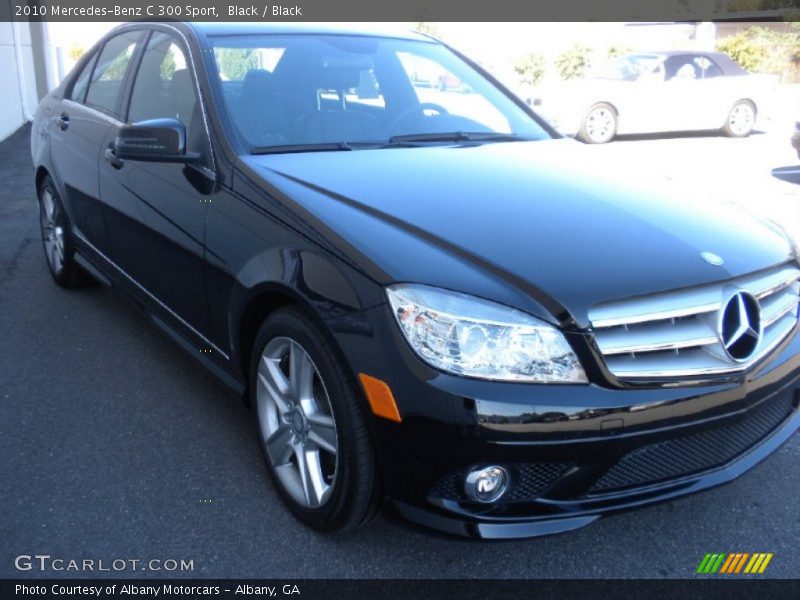 Black / Black 2010 Mercedes-Benz C 300 Sport