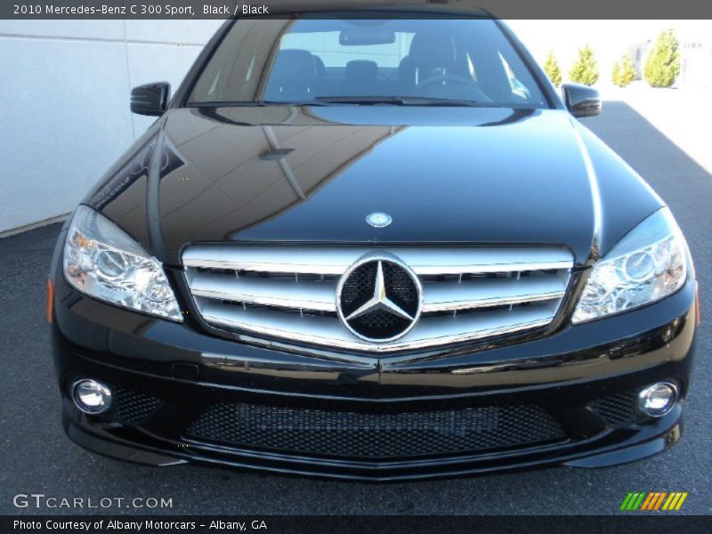 Black / Black 2010 Mercedes-Benz C 300 Sport