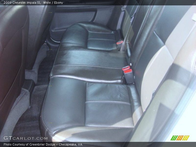 White / Ebony 2009 Chevrolet Impala SS