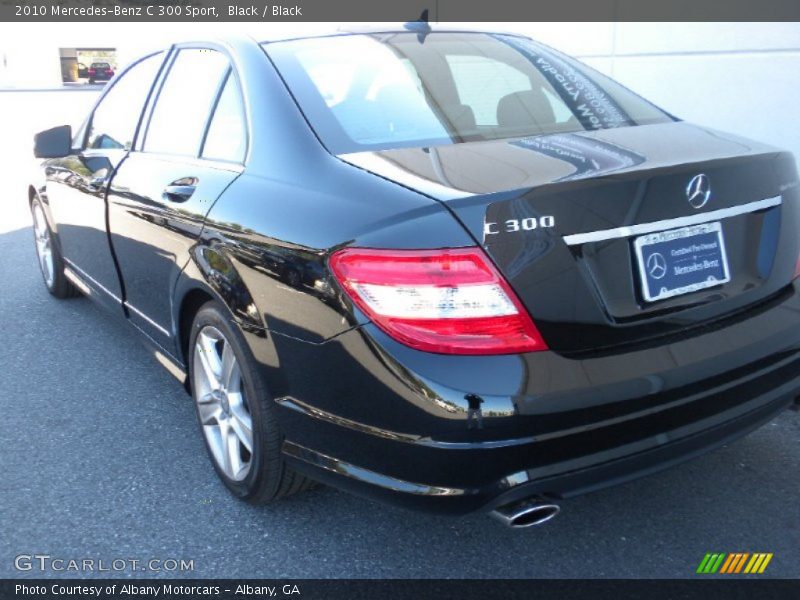 Black / Black 2010 Mercedes-Benz C 300 Sport