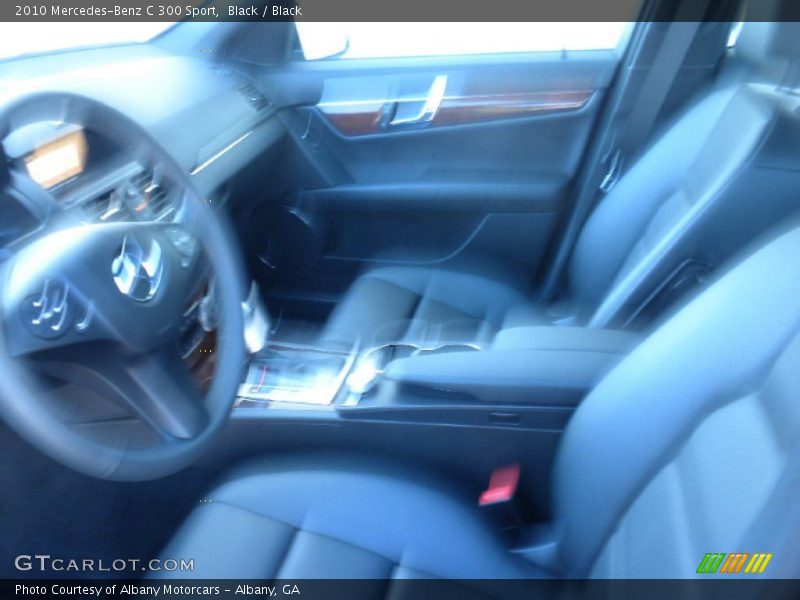 Black / Black 2010 Mercedes-Benz C 300 Sport