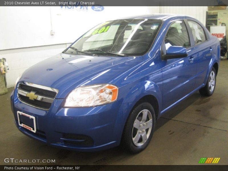 Bright Blue / Charcoal 2010 Chevrolet Aveo LT Sedan