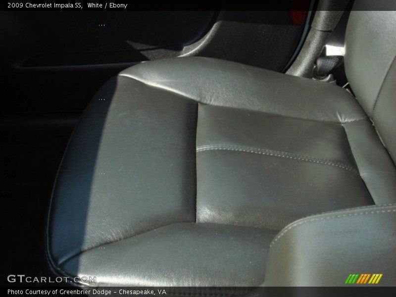 White / Ebony 2009 Chevrolet Impala SS