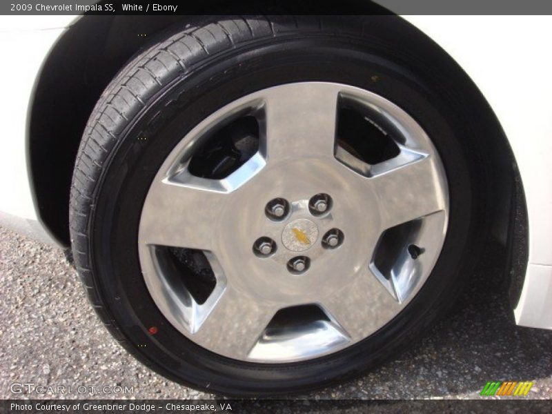 White / Ebony 2009 Chevrolet Impala SS