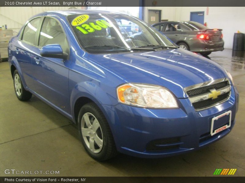 Bright Blue / Charcoal 2010 Chevrolet Aveo LT Sedan