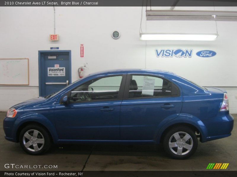 Bright Blue / Charcoal 2010 Chevrolet Aveo LT Sedan