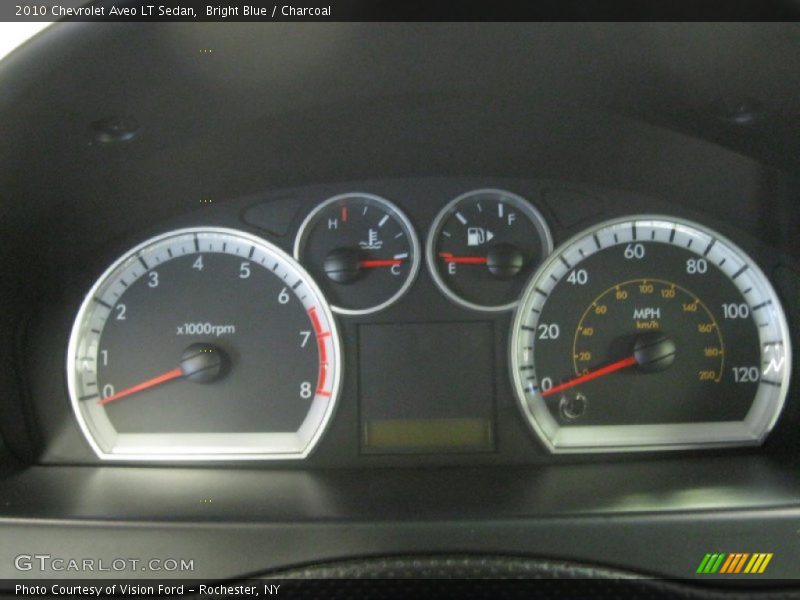 Bright Blue / Charcoal 2010 Chevrolet Aveo LT Sedan