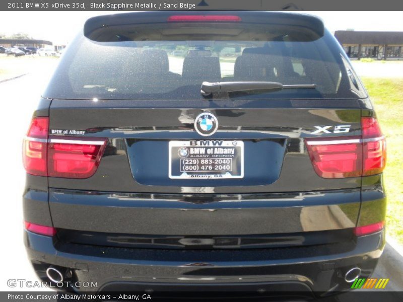 Black Sapphire Metallic / Sand Beige 2011 BMW X5 xDrive 35d