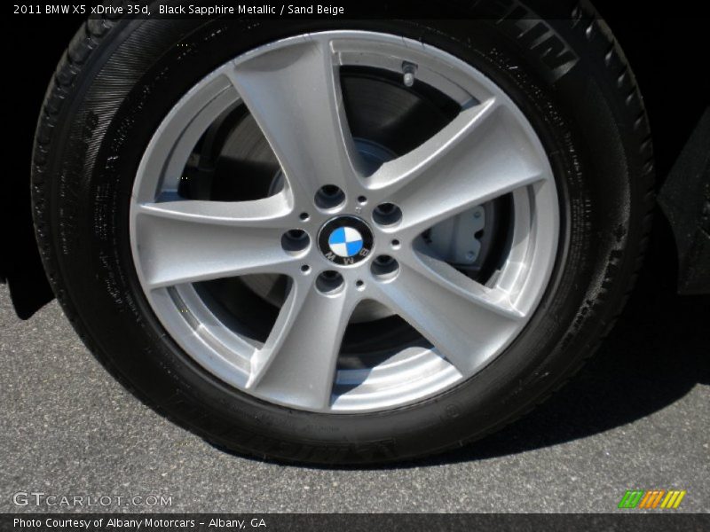 Black Sapphire Metallic / Sand Beige 2011 BMW X5 xDrive 35d