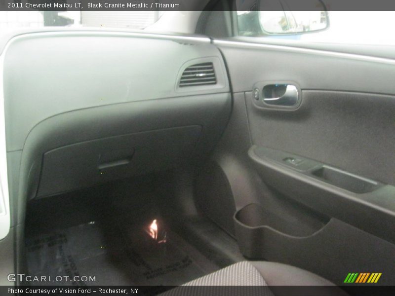 Black Granite Metallic / Titanium 2011 Chevrolet Malibu LT