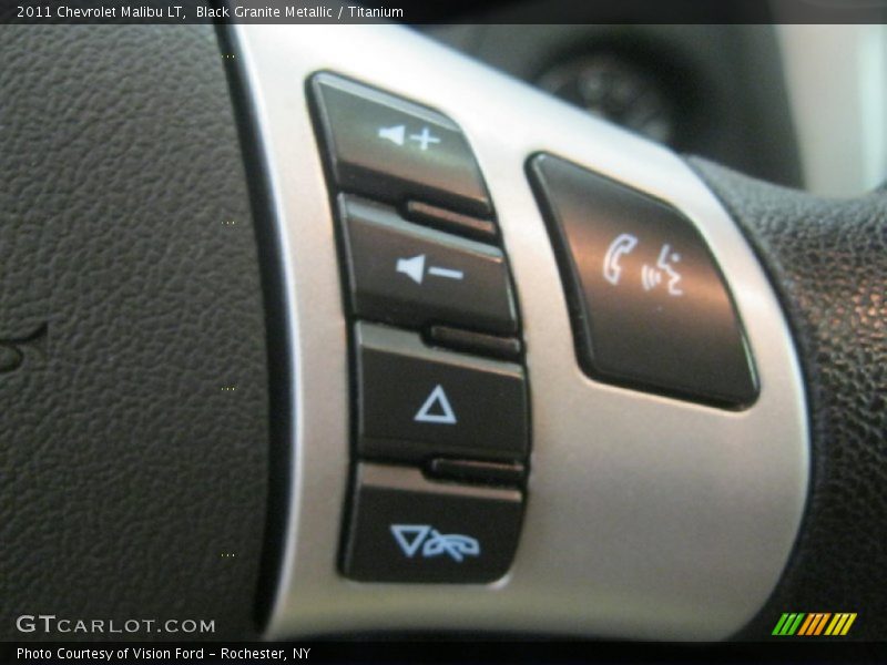 Black Granite Metallic / Titanium 2011 Chevrolet Malibu LT