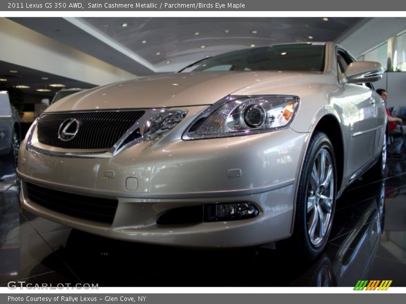 Satin Cashmere Metallic / Parchment/Birds Eye Maple 2011 Lexus GS 350 AWD