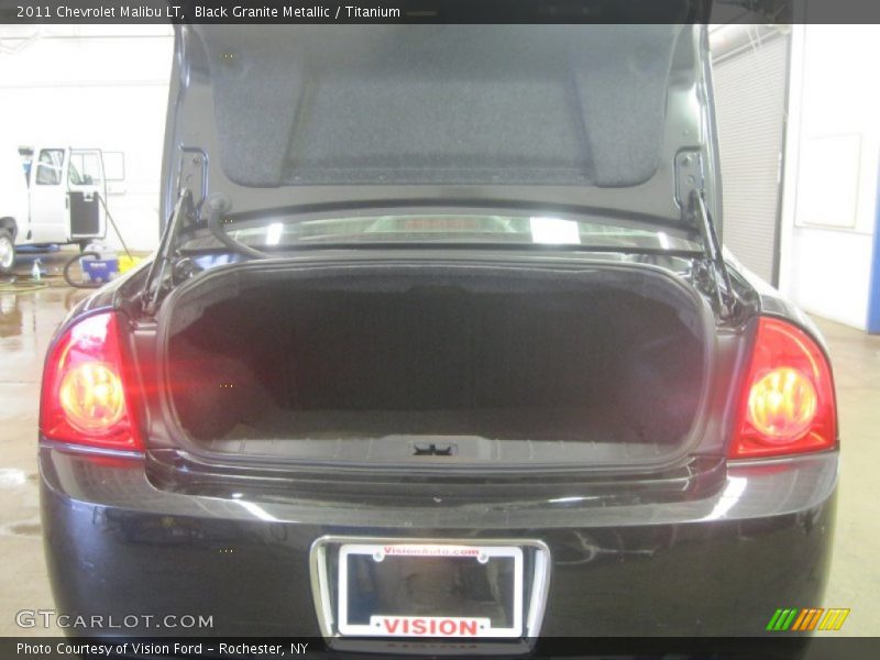 Black Granite Metallic / Titanium 2011 Chevrolet Malibu LT