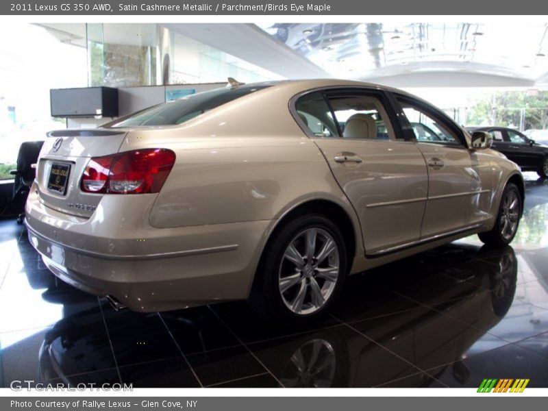 Satin Cashmere Metallic / Parchment/Birds Eye Maple 2011 Lexus GS 350 AWD