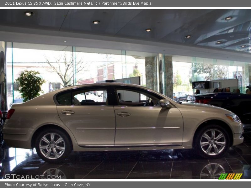 Satin Cashmere Metallic / Parchment/Birds Eye Maple 2011 Lexus GS 350 AWD