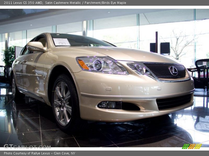 Satin Cashmere Metallic / Parchment/Birds Eye Maple 2011 Lexus GS 350 AWD