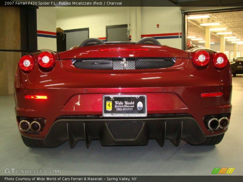 Rubino Micalizzato (Red) / Charcoal 2007 Ferrari F430 Spider F1