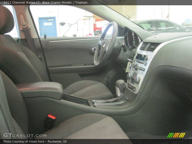 Black Granite Metallic / Titanium 2011 Chevrolet Malibu LT