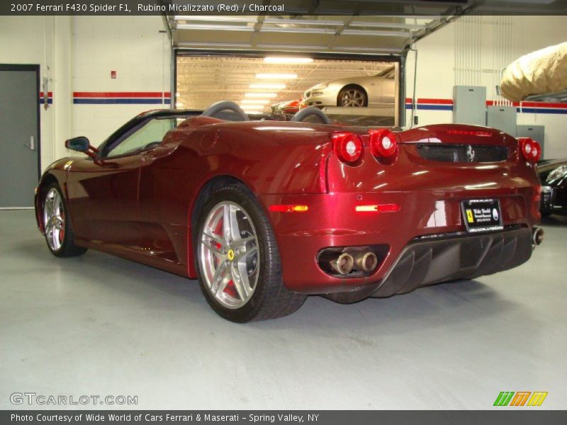 Rubino Micalizzato (Red) / Charcoal 2007 Ferrari F430 Spider F1