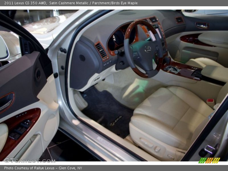 Satin Cashmere Metallic / Parchment/Birds Eye Maple 2011 Lexus GS 350 AWD