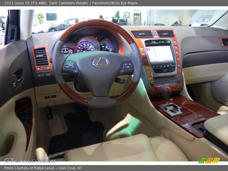 Satin Cashmere Metallic / Parchment/Birds Eye Maple 2011 Lexus GS 350 AWD