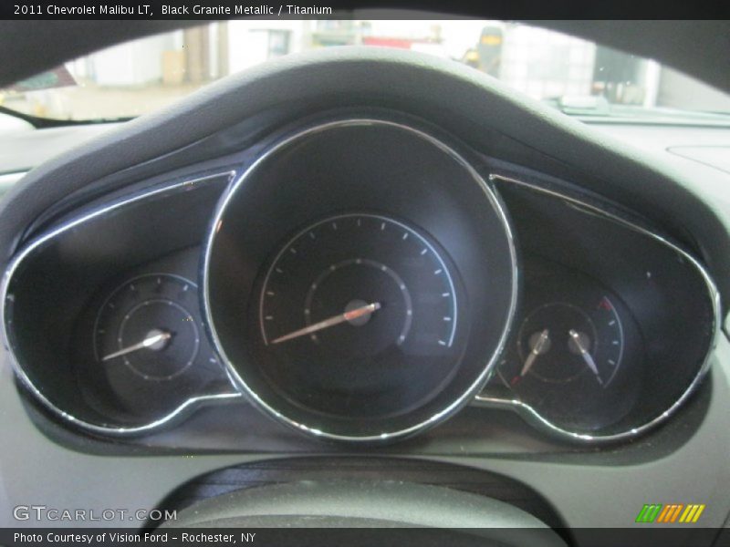 Black Granite Metallic / Titanium 2011 Chevrolet Malibu LT