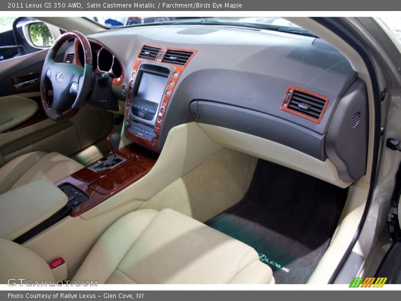 Satin Cashmere Metallic / Parchment/Birds Eye Maple 2011 Lexus GS 350 AWD