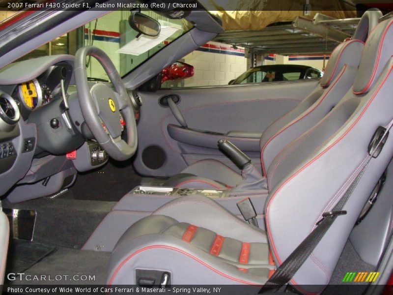 Rubino Micalizzato (Red) / Charcoal 2007 Ferrari F430 Spider F1